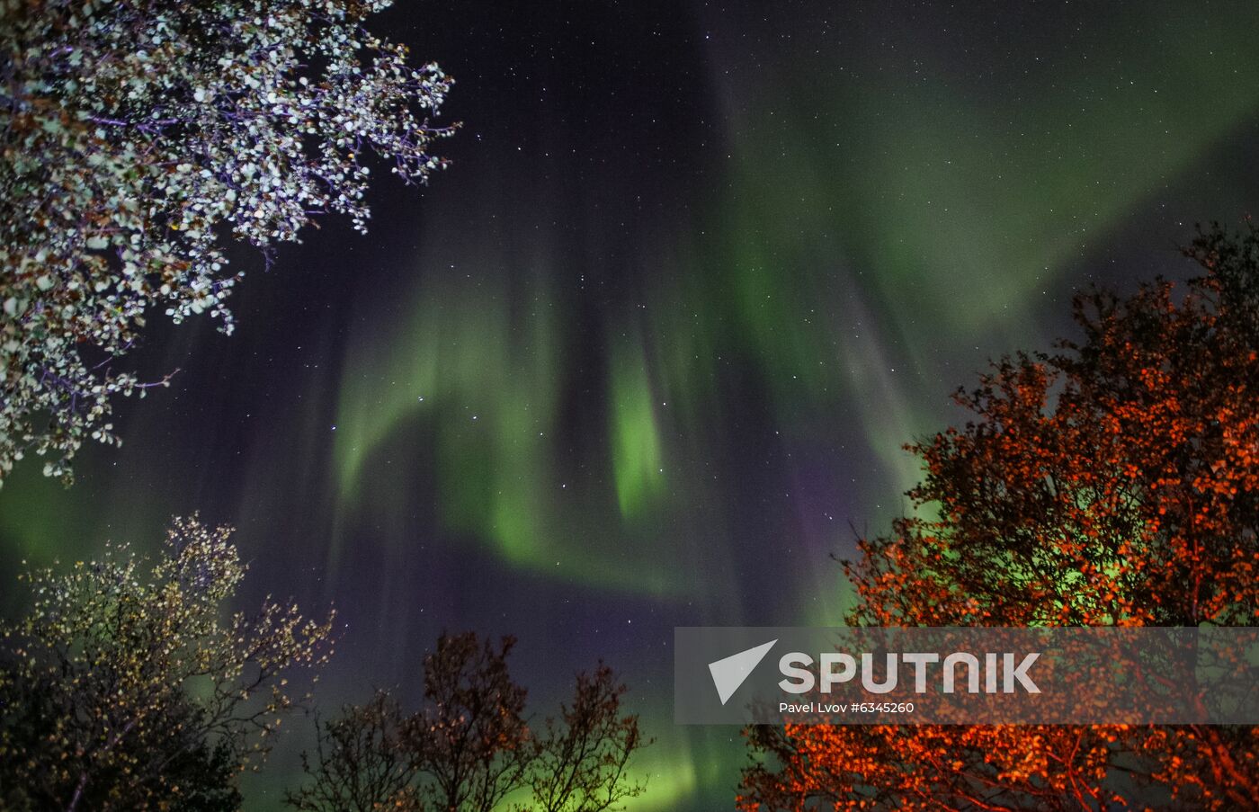 Russia Aurora Borealis