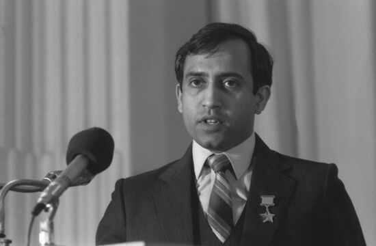 Indian cosmonaut Rakesh Sharma