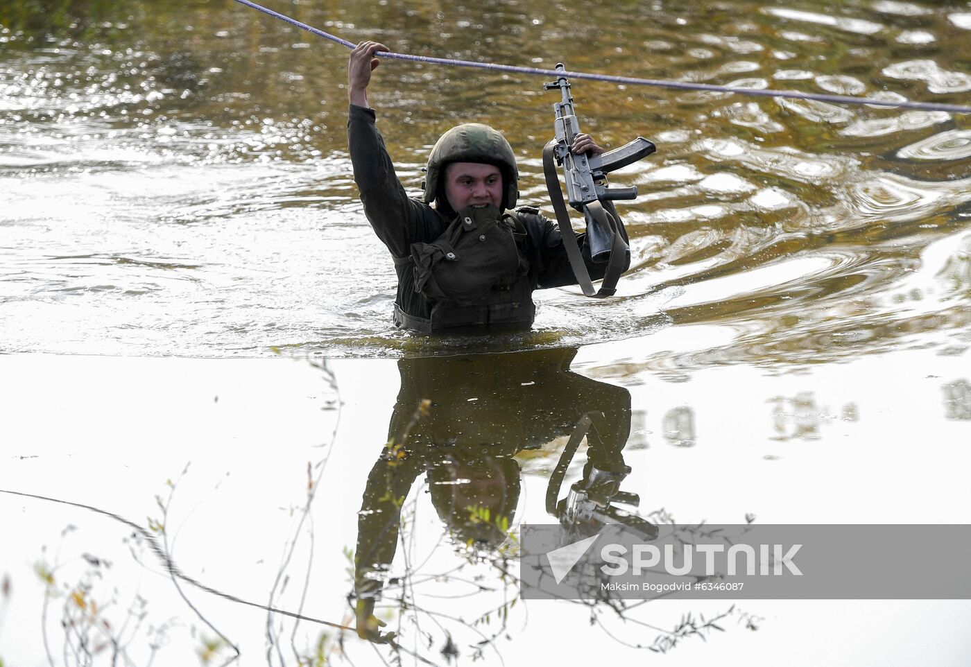 Russia National Guard Maroon Berets Exams