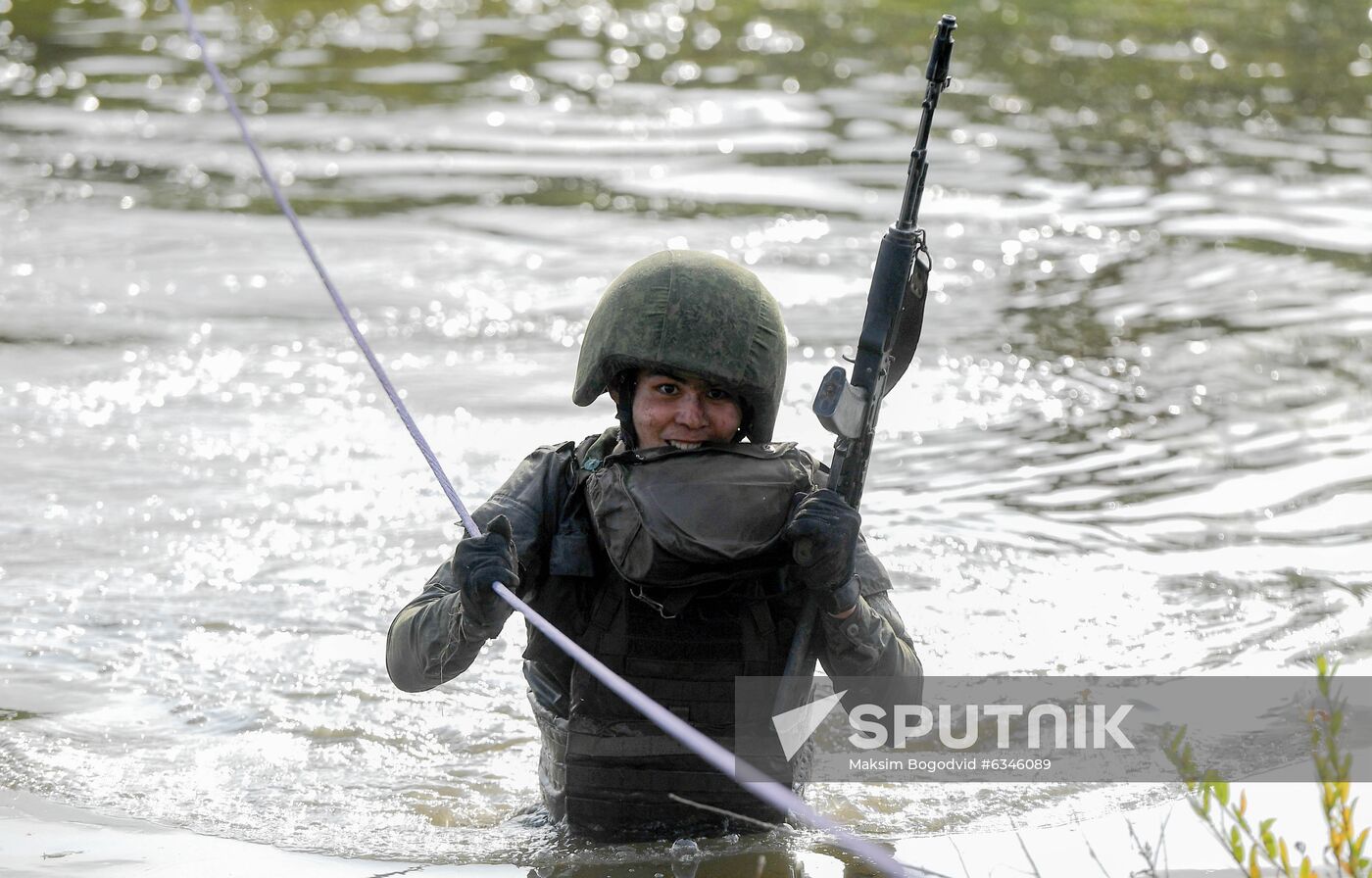 Russia National Guard Maroon Berets Exams