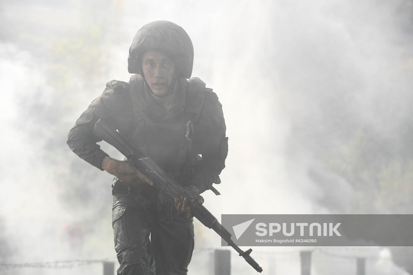 Russia National Guard Maroon Berets Exams