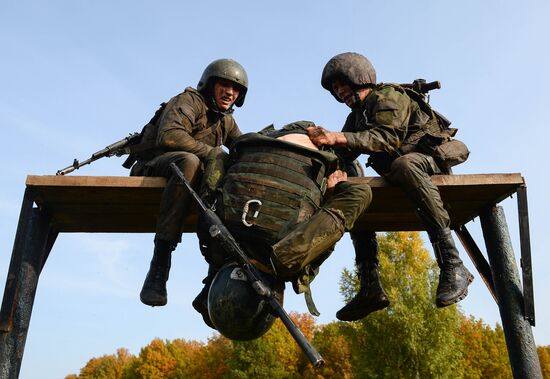 Russia National Guard Maroon Berets Exams