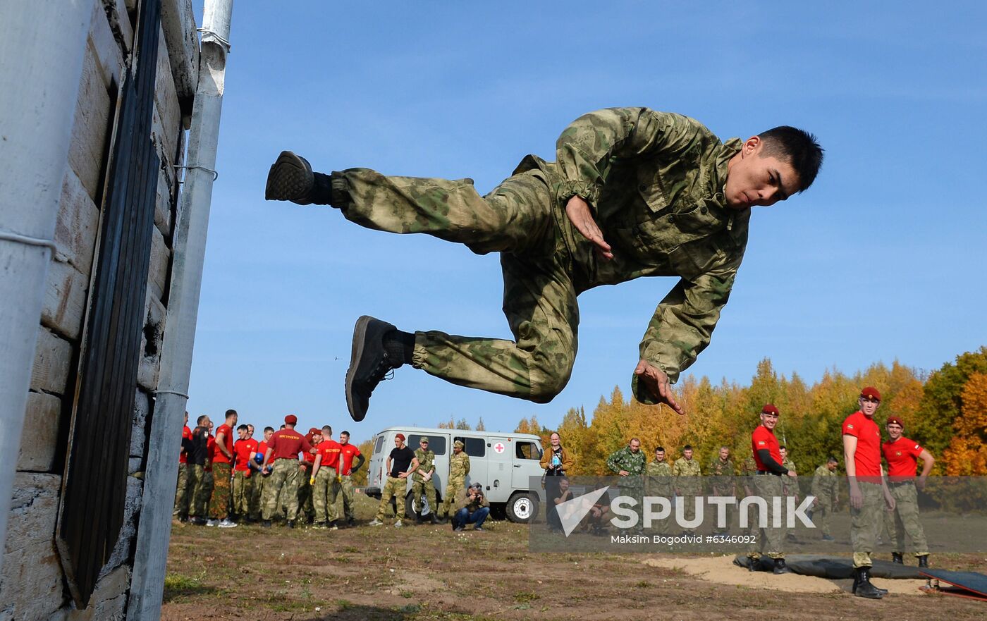 Russia National Guard Maroon Berets Exams
