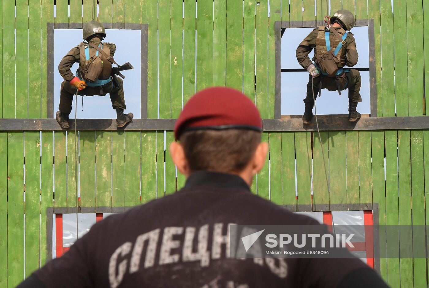 Russia National Guard Maroon Berets Exams