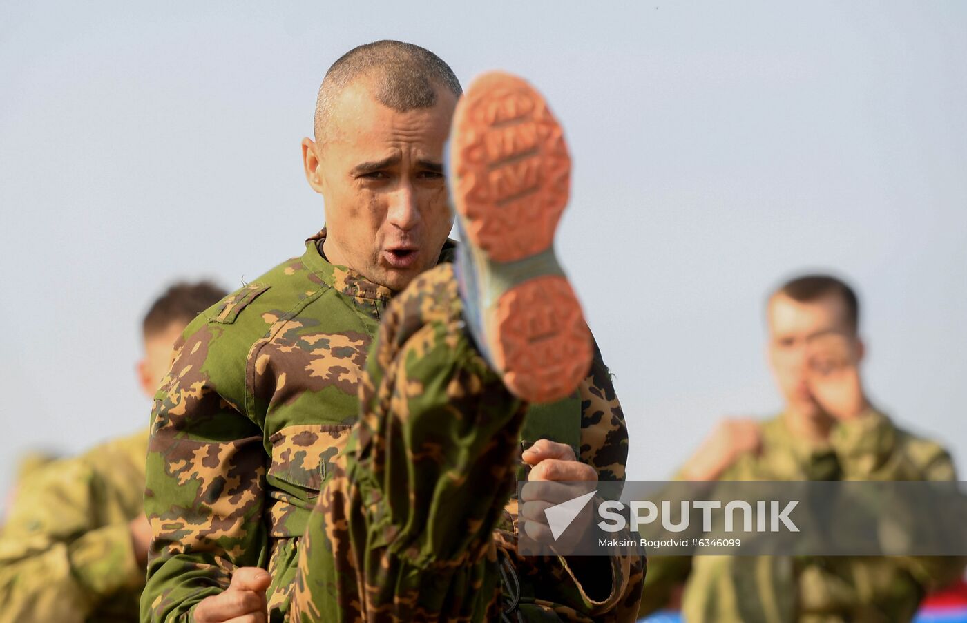 Russia National Guard Maroon Berets Exams