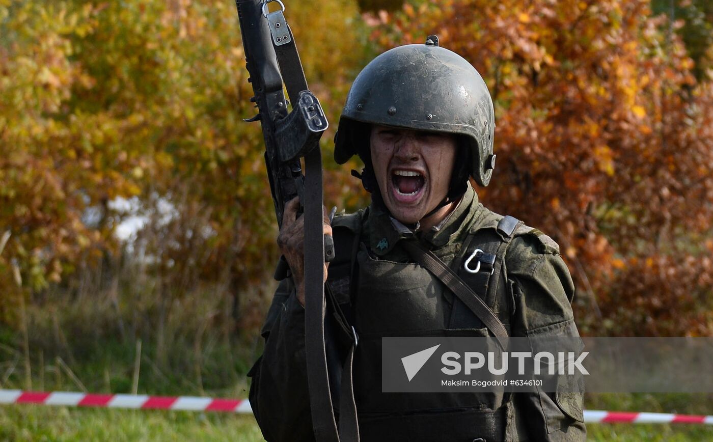 Russia National Guard Maroon Berets Exams