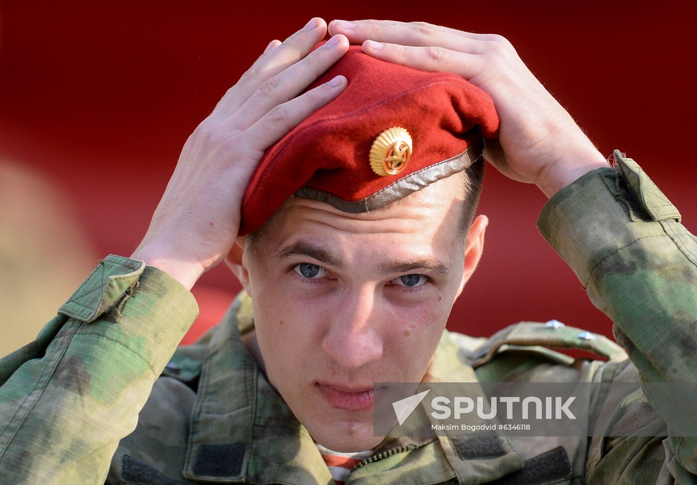 Russia National Guard Maroon Berets Exams