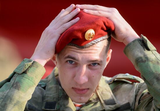 Russia National Guard Maroon Berets Exams