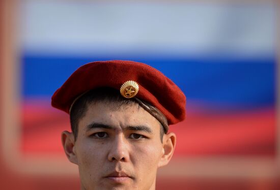 Russia National Guard Maroon Berets Exams