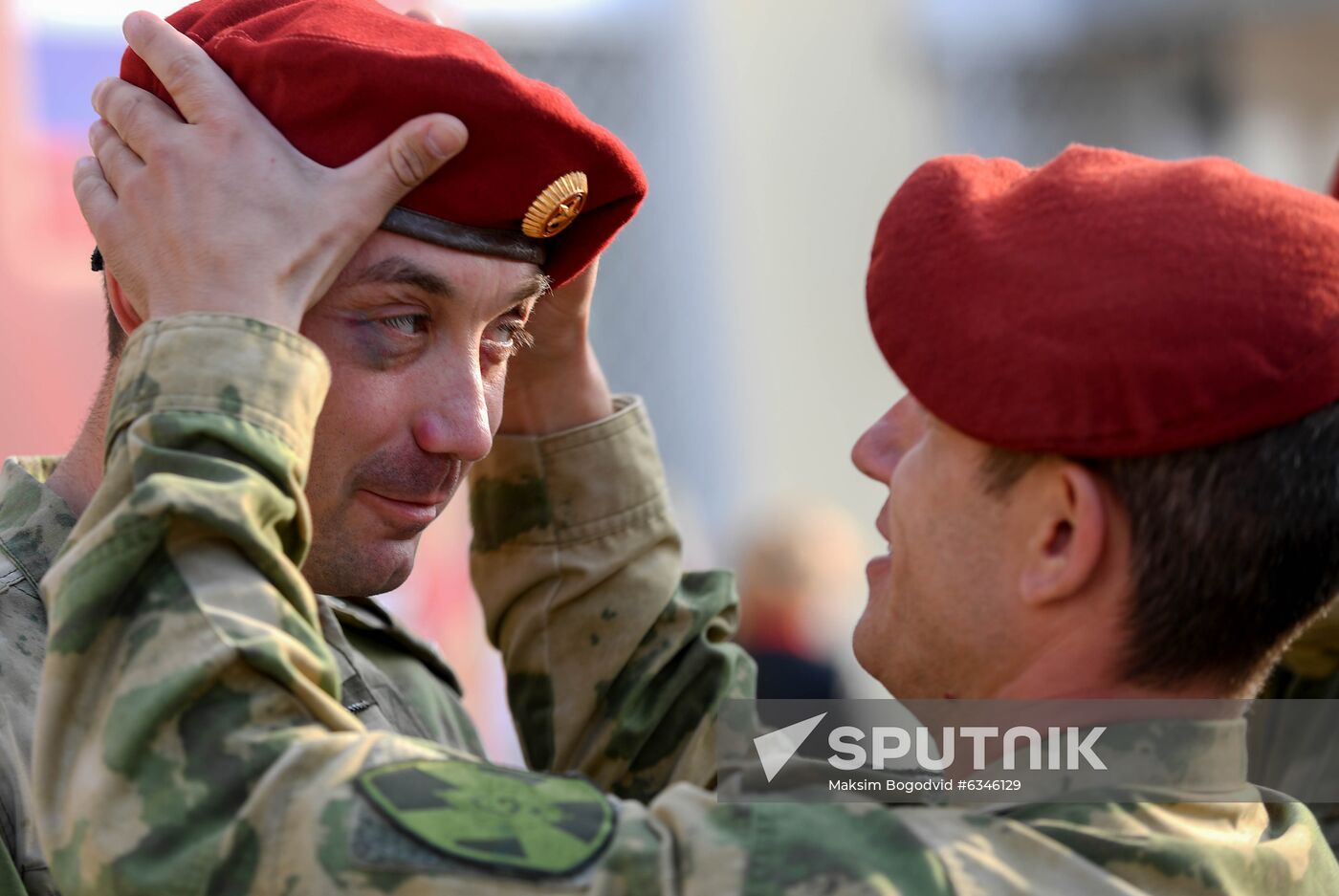 Russia National Guard Maroon Berets Exams