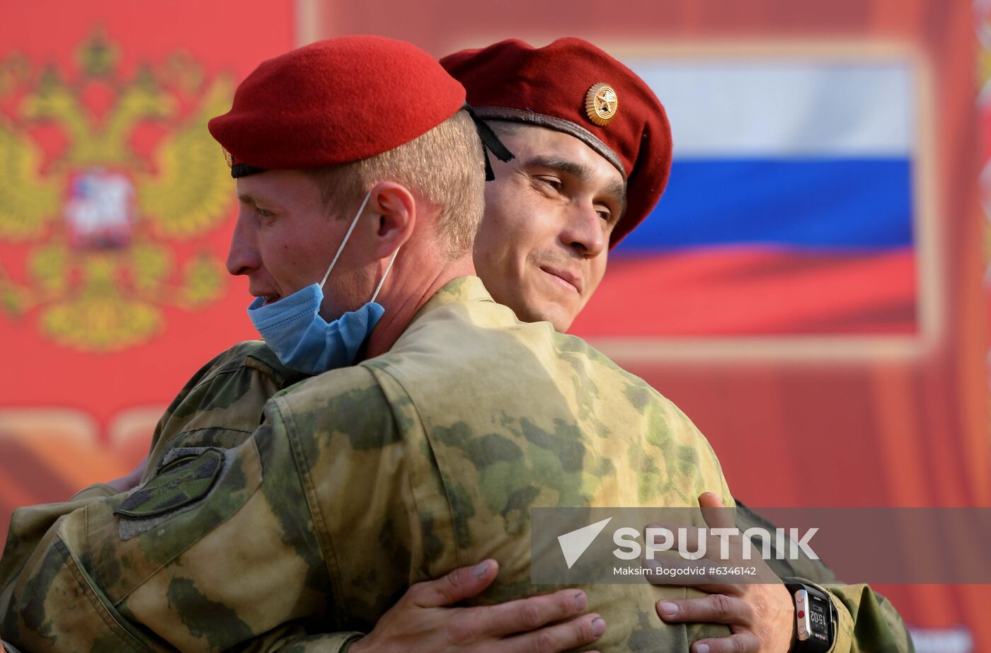 Russia National Guard Maroon Berets Exams