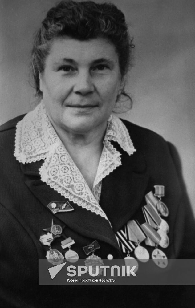 Great Patriotic War veteran M. Bulgakova
