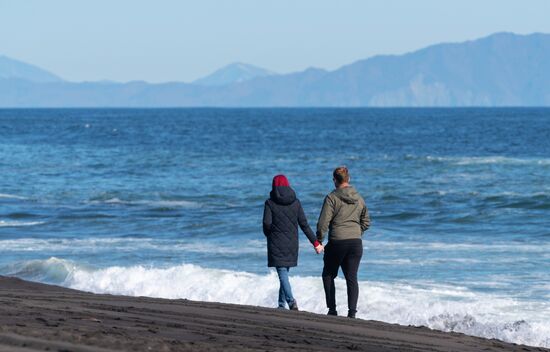 Pacific coast of Kamchatka Peninsula
