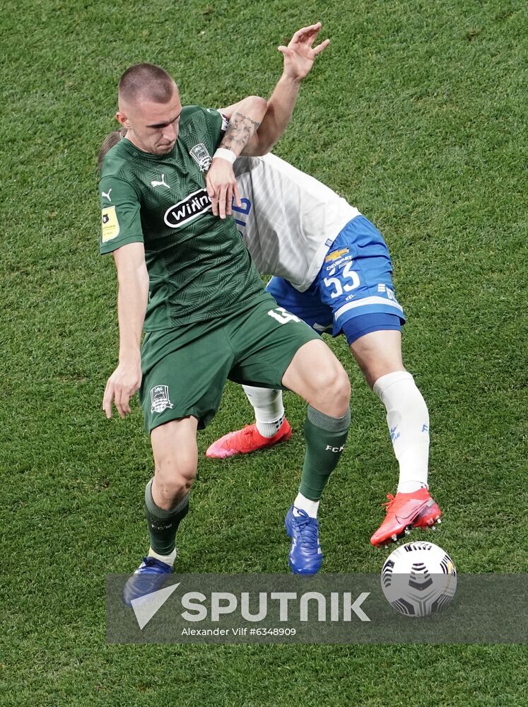 Russia Soccer Premier-League Dynamo - Krasnodar