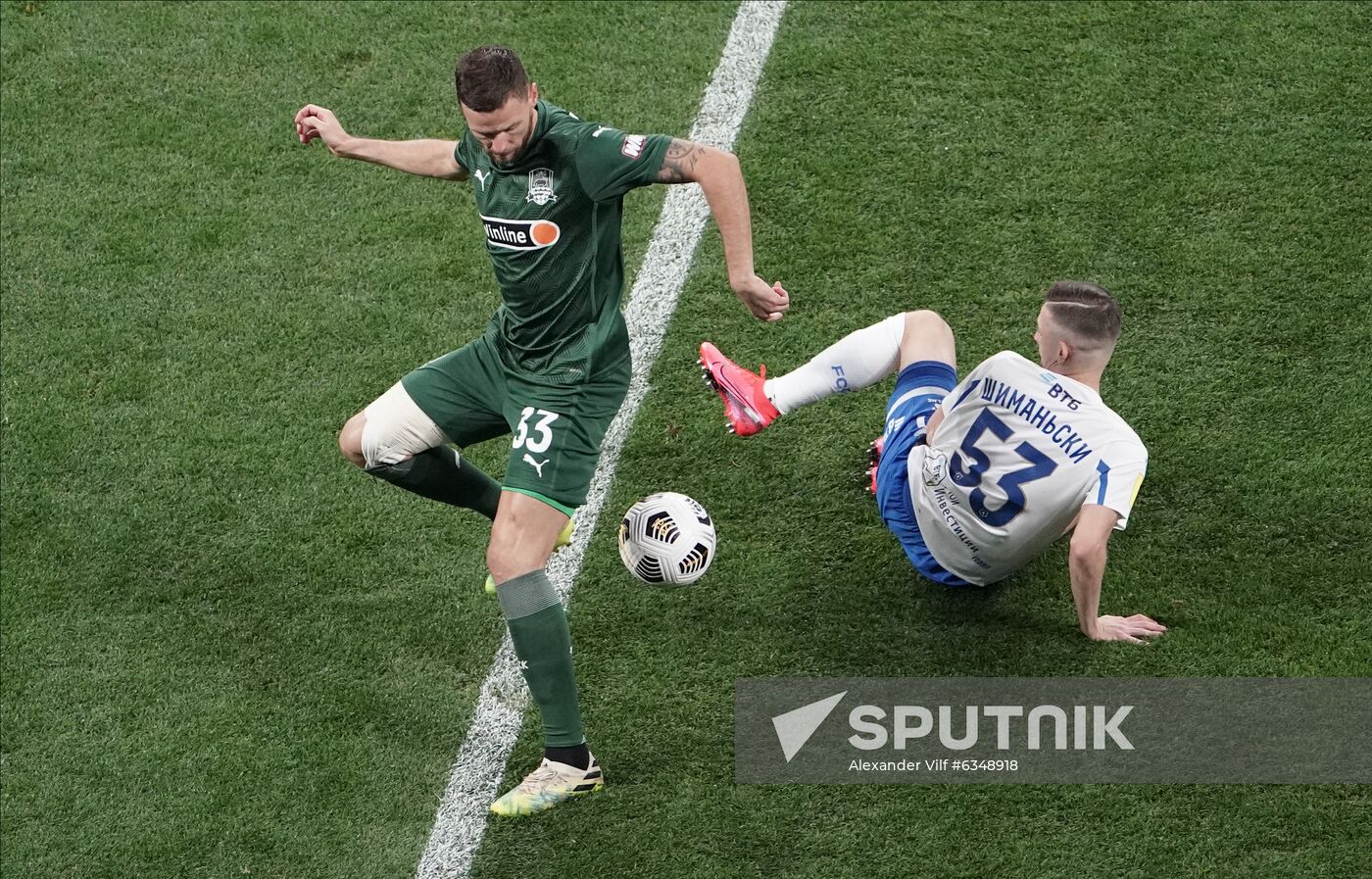 Russia Soccer Premier-League Dynamo - Krasnodar
