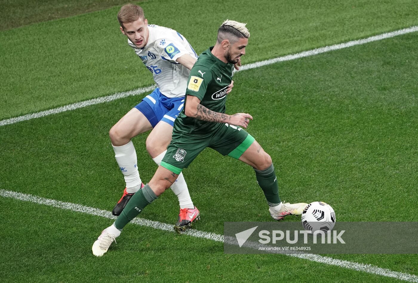 Russia Soccer Premier-League Dynamo - Krasnodar