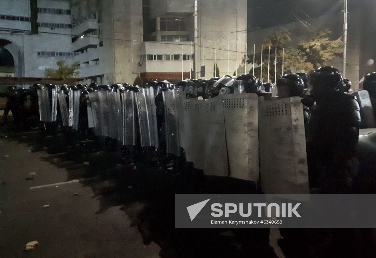 Kyrgyzstan Parliamentary Elections Protest