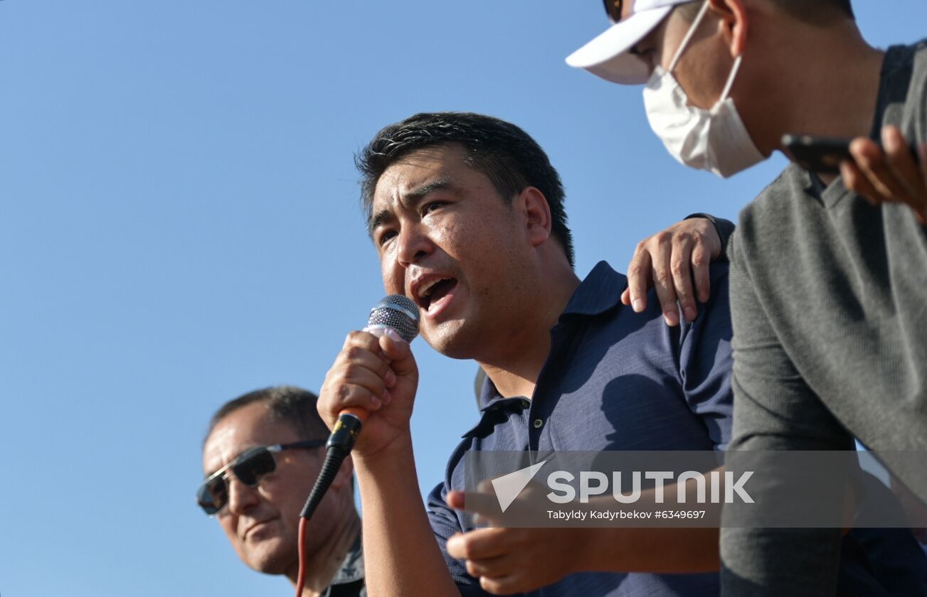 Kyrgyzstan Parliamentary Elections Protest