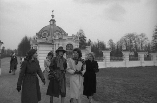 President of Finland Mauno Koivisto visits USSR
