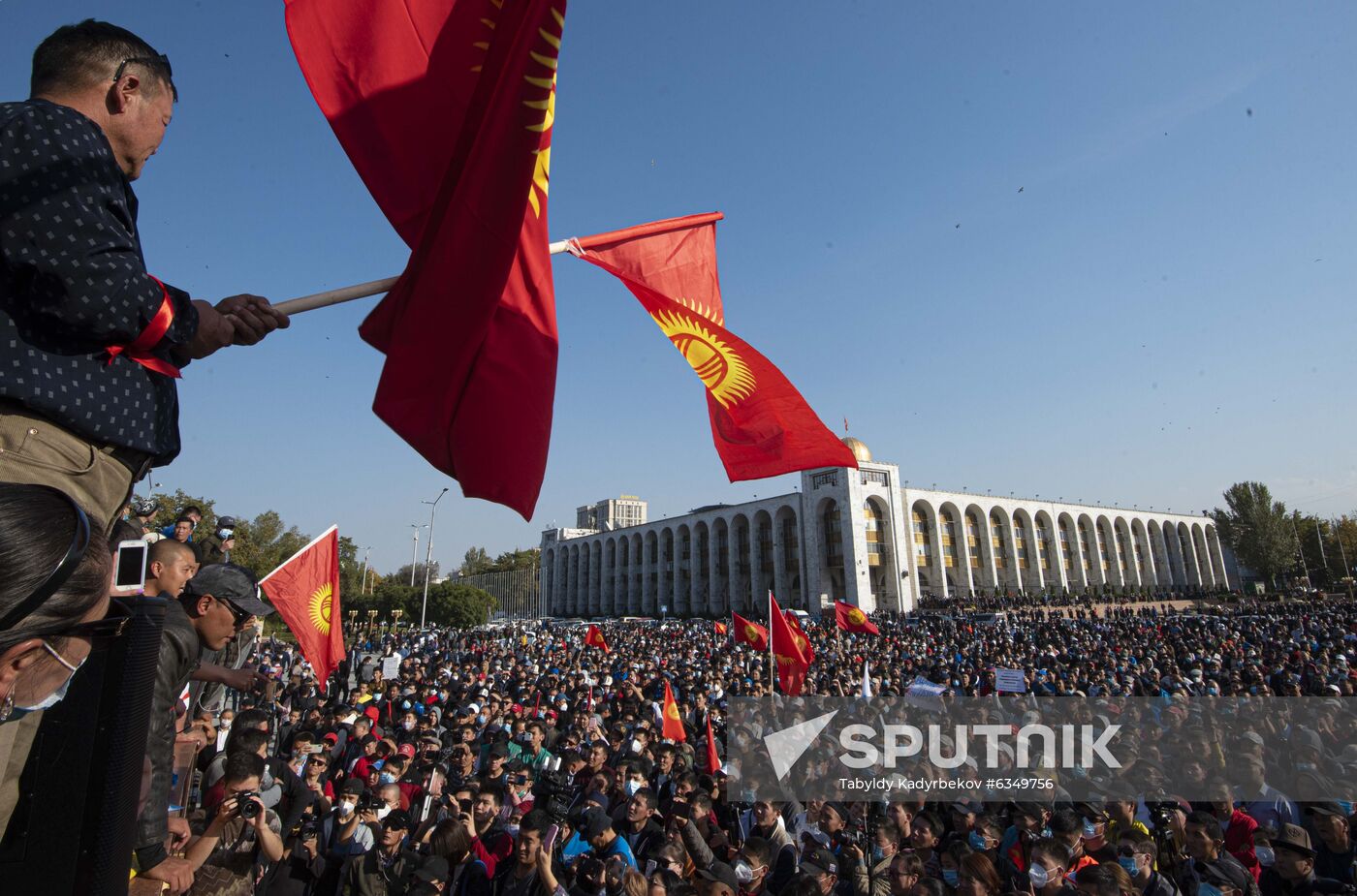 Kyrgyzstan Parliamentary Elections Protest
