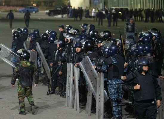 Kyrgyzstan Parliamentary Elections Protest