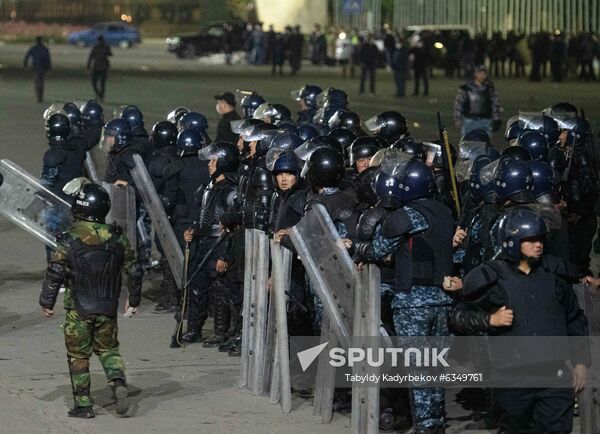 Kyrgyzstan Parliamentary Elections Protest