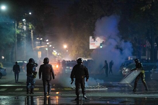Kyrgyzstan Parliamentary Elections Protest