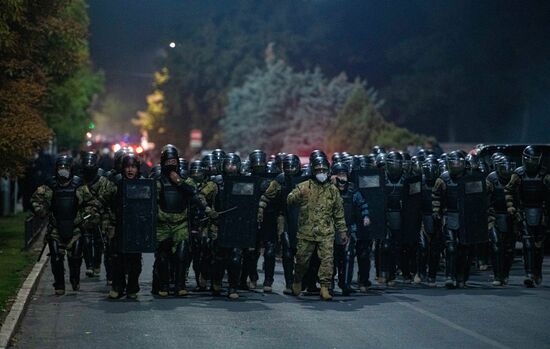 Kyrgyzstan Parliamentary Elections Protest