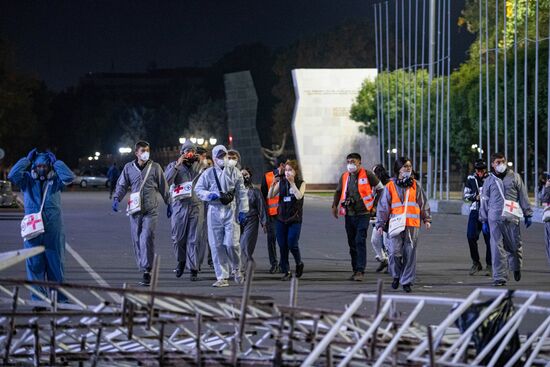 Kyrgyzstan Parliamentary Elections Protest