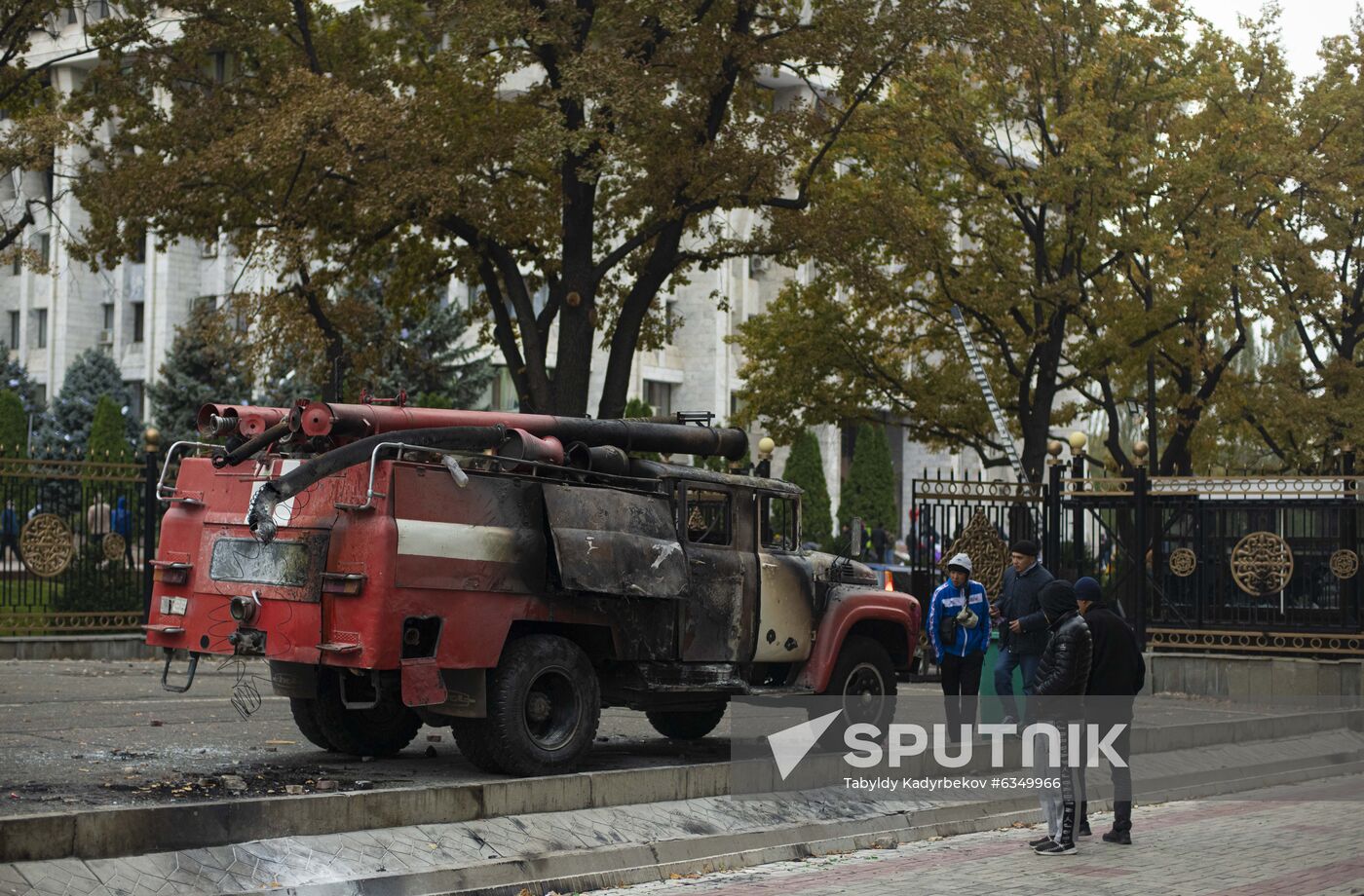 Kyrgyzstan Parliamentary Elections Protest