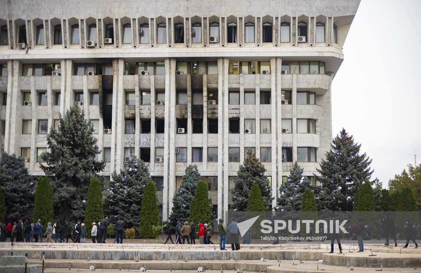 Kyrgyzstan Parliamentary Elections Protest 