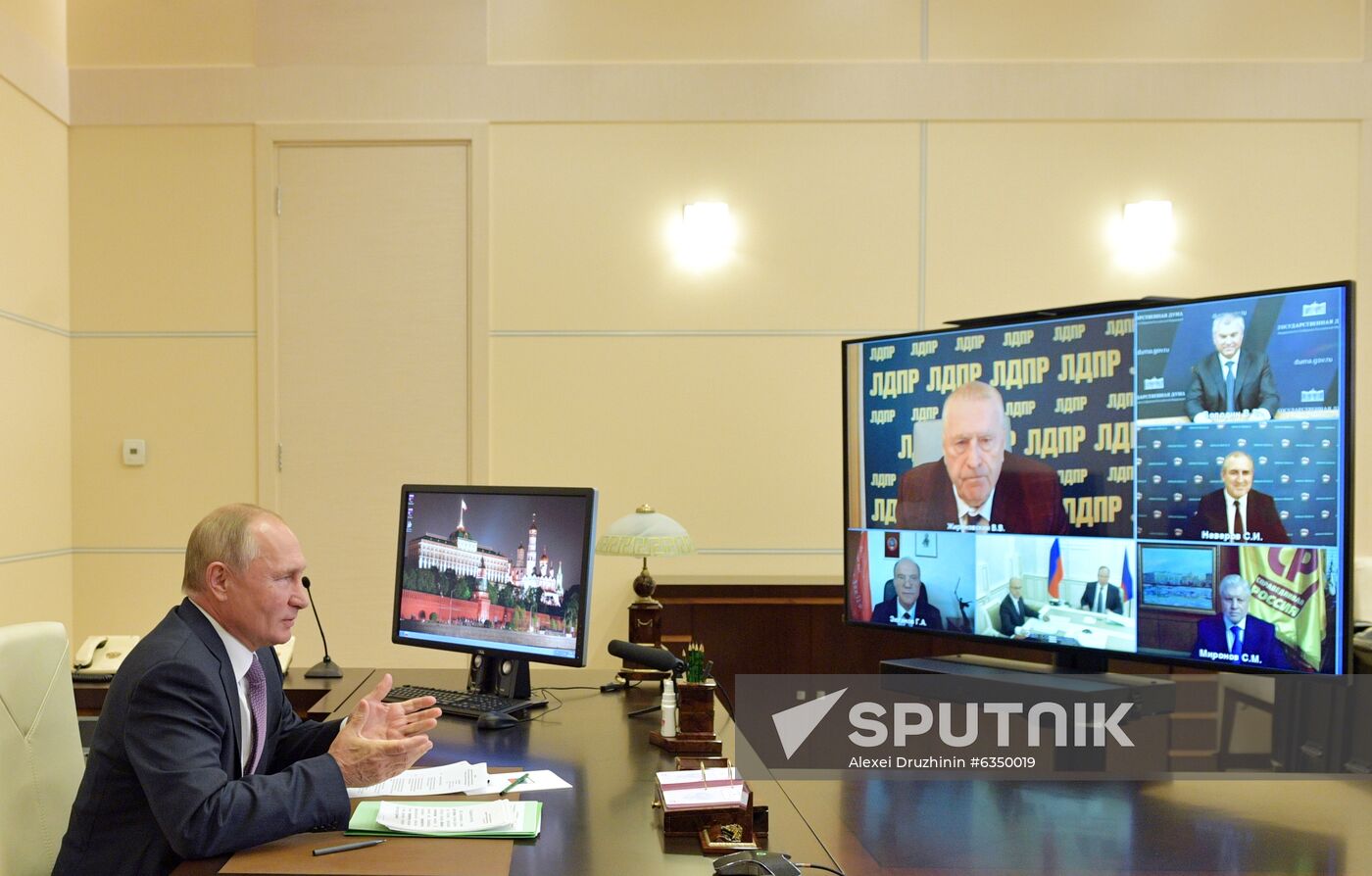 Russia Putin State Duma