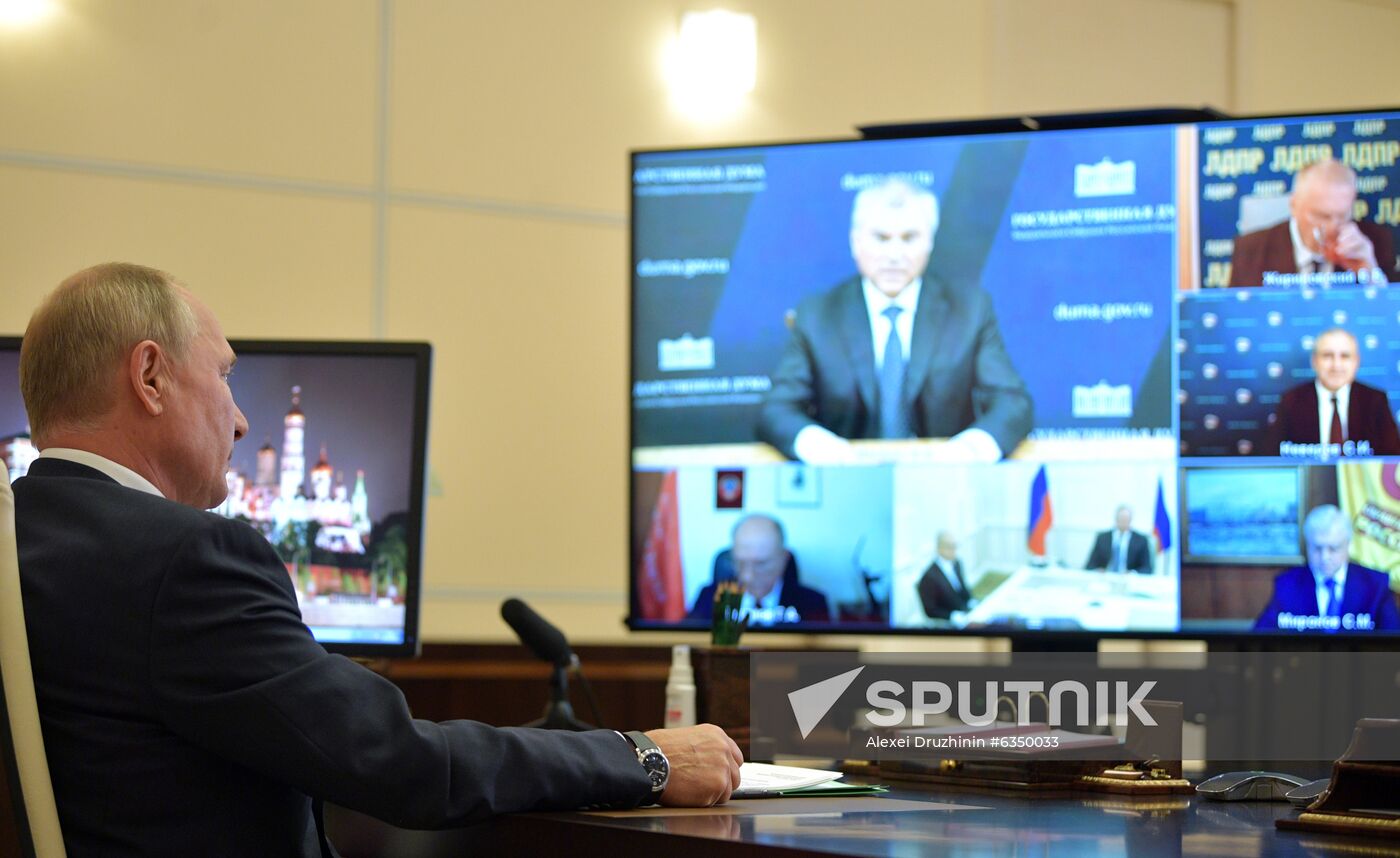 Russia Putin State Duma