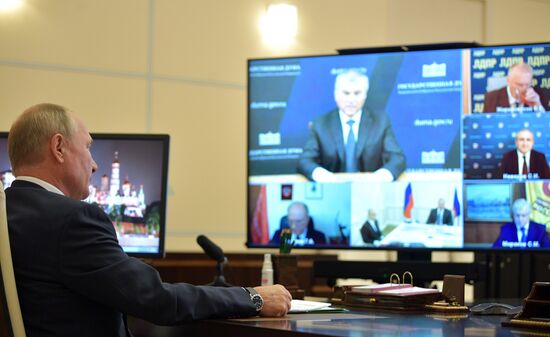 Russia Putin State Duma