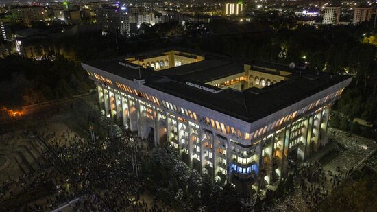 Kyrgyzstan Parliamentary Elections Protest