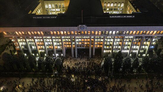 Kyrgyzstan Parliamentary Elections Protest