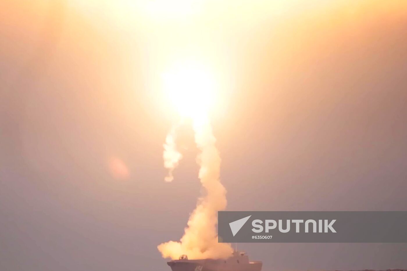 Russia Zircon Missile Launching