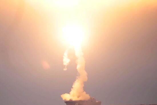 Russia Zircon Missile Launching