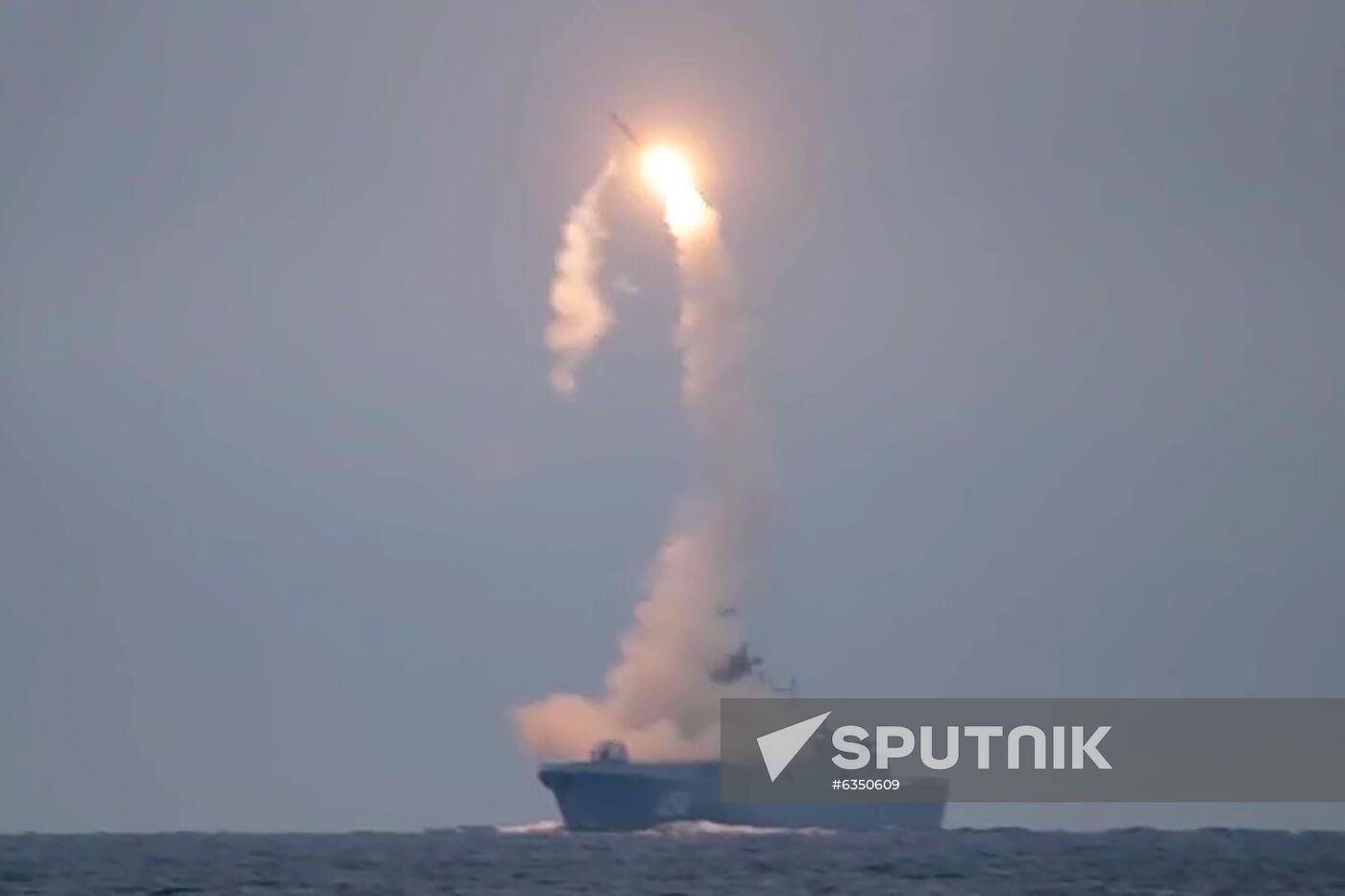 Russia Zircon Missile Launching
