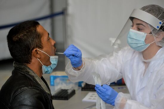 Russia Coronavirus Testing