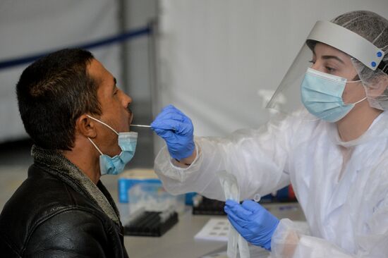 Russia Coronavirus Testing