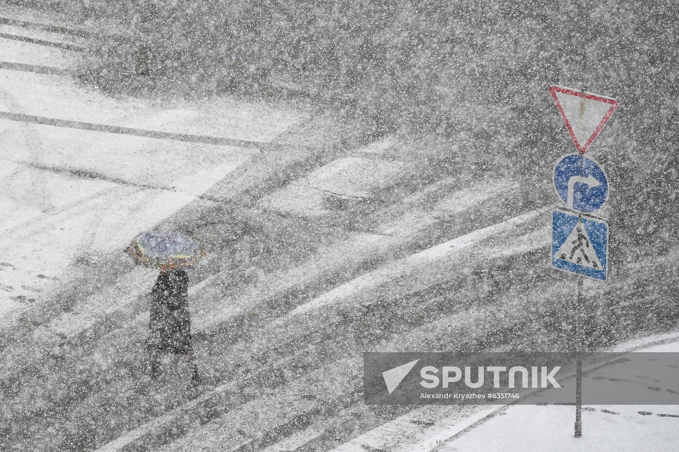 Russia Snowfall