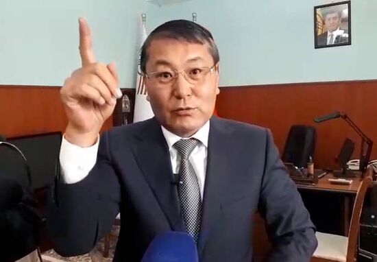 Kyrgyzstan Parliamentary Elections Protest 