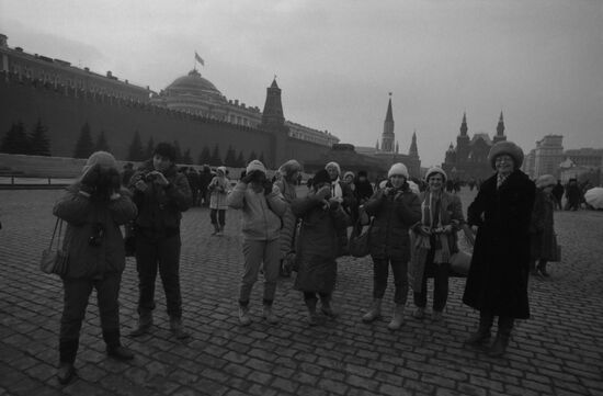American students in Moscow