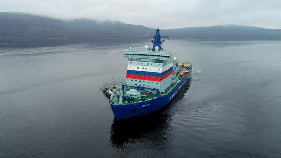 Russia Arktika Nuclear-Powered Icebreaker