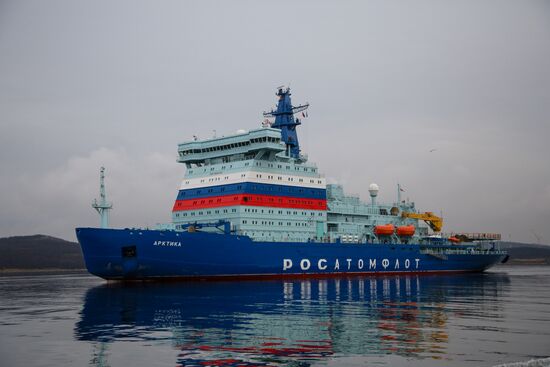 Russia Arktika Nuclear-Powered Icebreaker