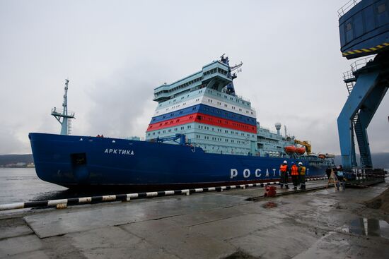 Russia Arktika Nuclear-Powered Icebreaker