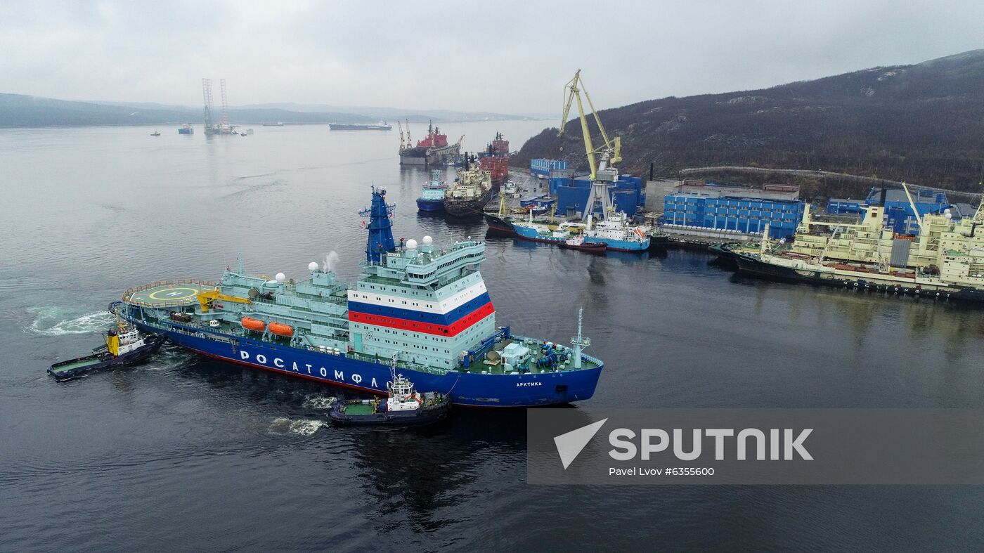 Russia Arktika Nuclear-Powered Icebreaker