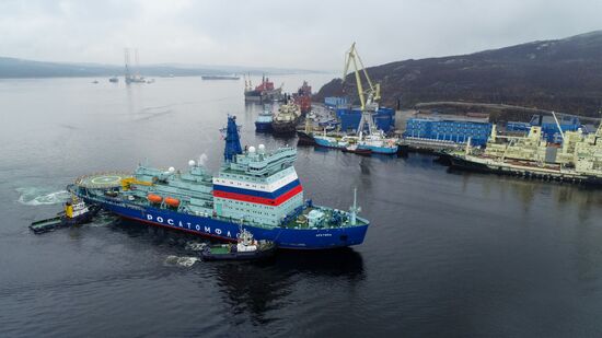 Russia Arktika Nuclear-Powered Icebreaker