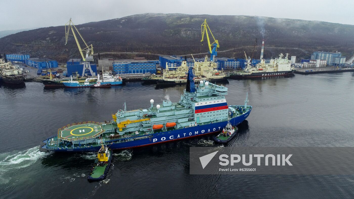 Russia Arktika Nuclear-Powered Icebreaker